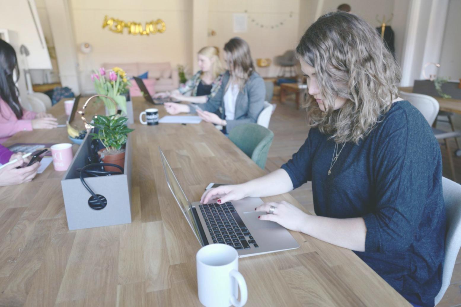 Teilnehmende arbeiten gemeinsam an Finanzplänen in entspannter Lernatmosphäre